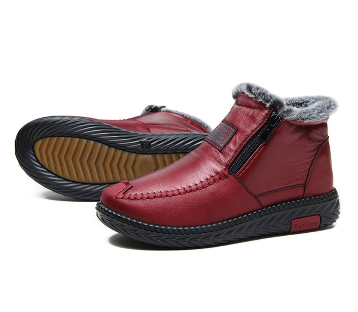 Women's Winter Ankle Leather Boot