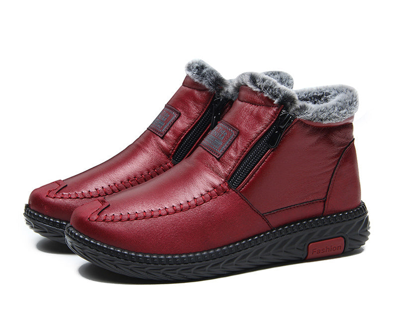 Women's Winter Ankle Leather Boot