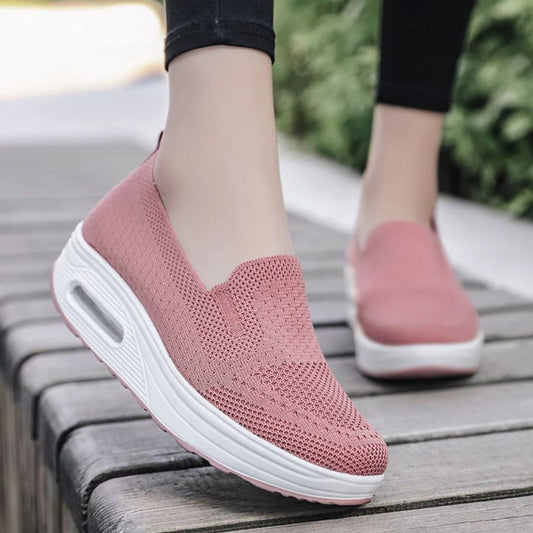 Women's Breathable Air Cushion Slip on Shoes